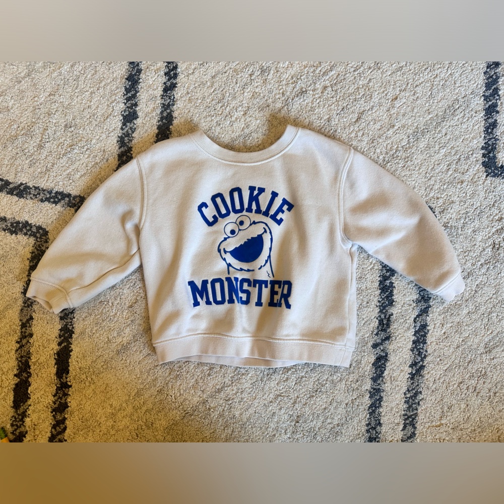 Baby Gap Cookie Monster Sweatshirt